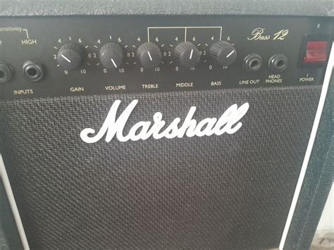 Marshall Bass 12 Marshall Bass Amplifier Vintage Marshall Amp Made In England Ebay