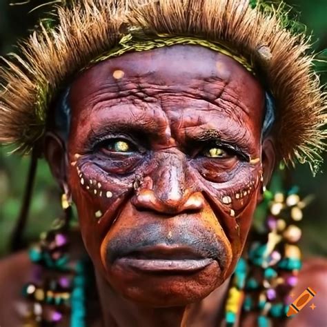 Portraits Of People From Papua New Guinea