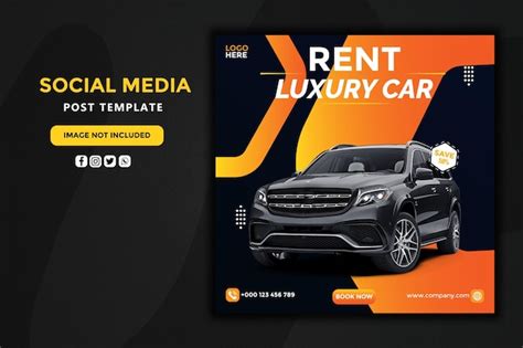 Vector Venda De Carros De Aluguel De Luxo E Design De Banner De