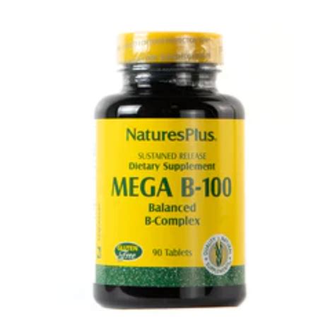 Pharmacopoeia Nature S Plus Mega B 100 Sustained Release B Complex 90 Tablets Lazada Ph