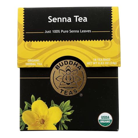 Organic Senna Tea Kosher Usda Organic Ccof Organic 18 Bleach Free