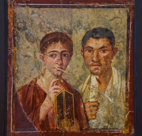 Amanti a Pompei Il ritratto è conservato al museo archeolo Flickr