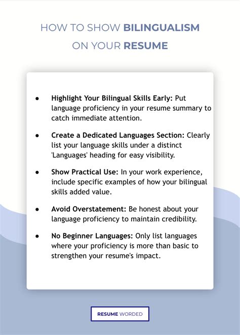 How To Show Bilingualism On Your Resume With Examples