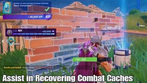 Assist In Recovering Combat Caches Fortnite Week Weekly Quest