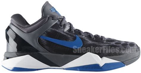 Nike Zoom Kobe Vii 7 Cheetah Wolf Greyphoto Blue Black Cool Grey