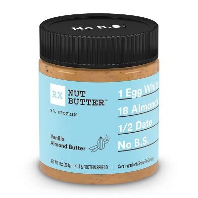 Rx Nut Butter Vanilla Almond Butter Spread Oz Target