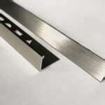 Vroma Brushed Stainless Steel Straight Edge L Shape 2 5M Heavy Duty