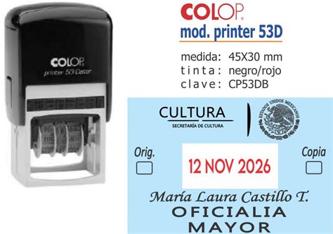 Colop Mod Printer Y M S Publicidad