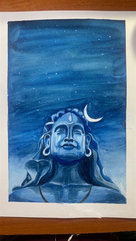 Lord Shiva Painting Lord Shiva Painting Painting Watercolor Paintings