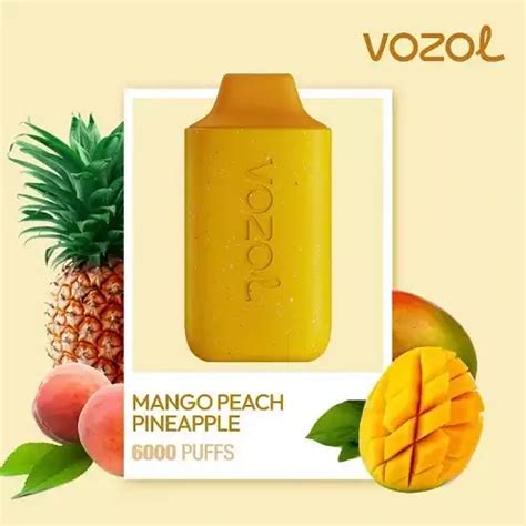 Vozol Star Mango Peach Pineapple Elit Puff Bar