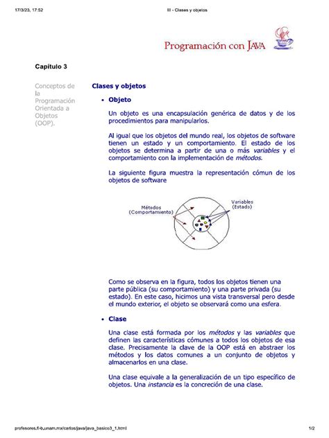 Clase Y Objetos Pdf