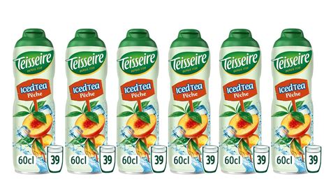 Packung Mit 6 Sirups Iced Tea Pfirsich 3x60cl Amazon De Lebensmittel