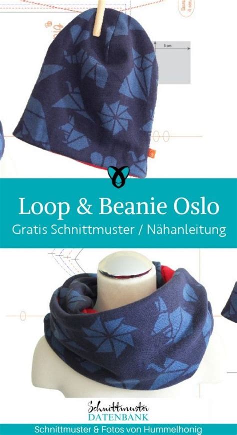 Beanie Loop Oslo Kostenlose Schnittmuster Datenbank Beanie