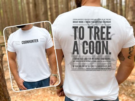 Coon Hunters Prayer Shirt Raccoon Tshirt T For Hunter Hunting