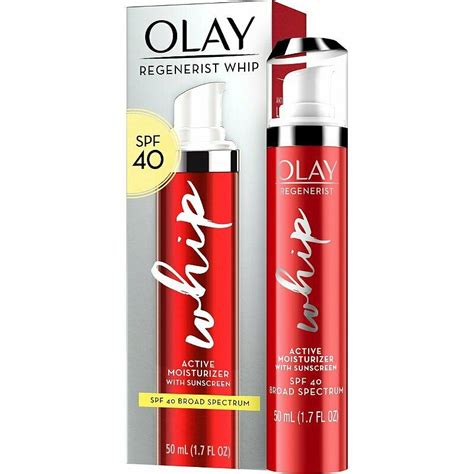 Olay Regenerist Whip Face Moisturizer Sunscreen Spf Peptides Anti