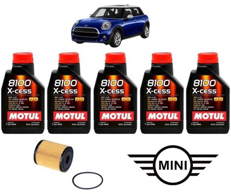 Kit Troca De Oleo Mini Cooper Mini One Ate 2008 Motul 8100