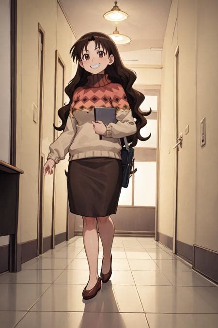 AI Art LoRA Model Yukari Tanizaki Azumanga Daioh 4 Outfits PixAI