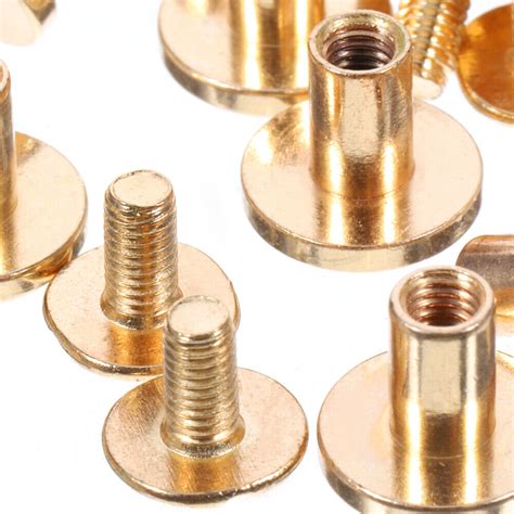 20pcs Round Rivets Crafts Stud Button Metal Rivet For Shoes Bags Stud