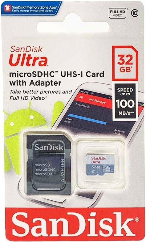 Sandisk Ultra Gb Microsdxc Class Memory Card Up To Mbps