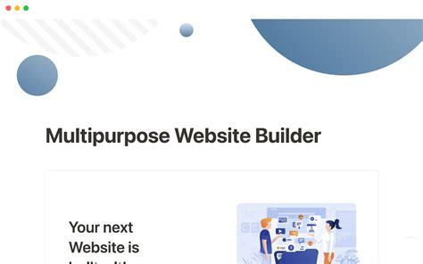 Notion Template Gallery Website Builder