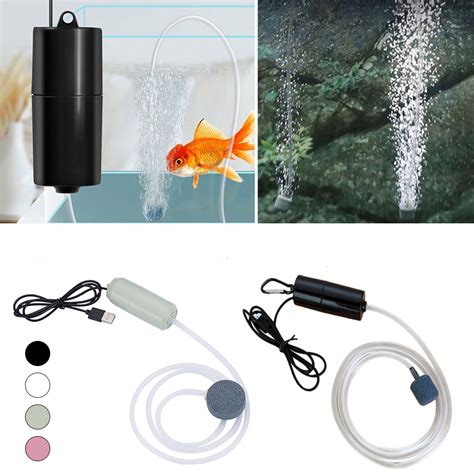 Mini Aquarium Air Pump Usb Fish Tank Oxygen Air Pump With Air Stone