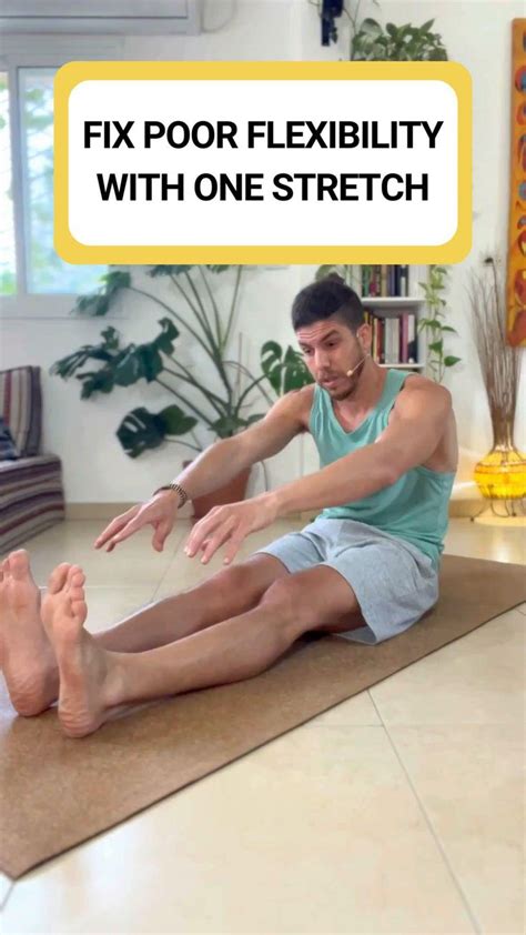 Fix Poor Flexibility With One Stretch [video] In 2023 Easy Yoga