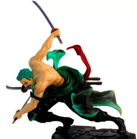 One Piece Zoro Action Figure Roronoa Zoro Três Espadas à venda em