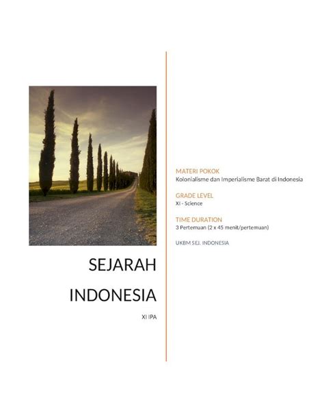 Docx Sejarah Indonesia Web Viewsejarah Indonesiaxi Ipa Materi Pokok