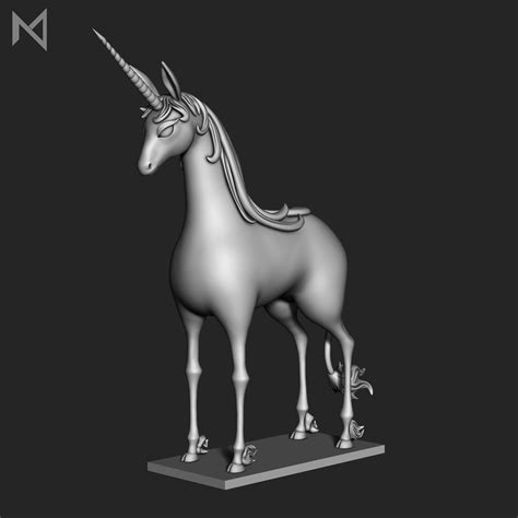 The Last Unicorn 3d Print Model 3d Model 3d Printable Cgtrader