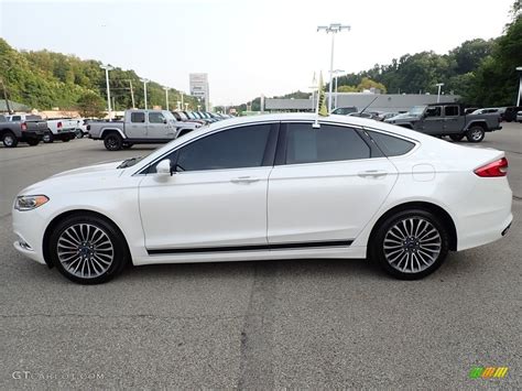 2017 Oxford White Ford Fusion SE AWD 142559274 Photo 2 GTCarLot