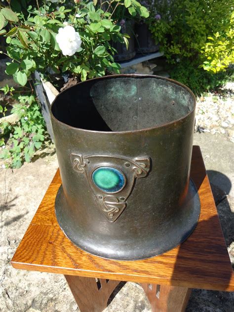 Antiques Atlas Arts Crafts Copper Planter With Ruskins