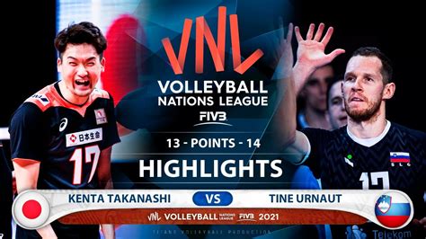 Japan Vs Slovenia VNL 2021 Highlights Kenta Takanashi Vs Tine