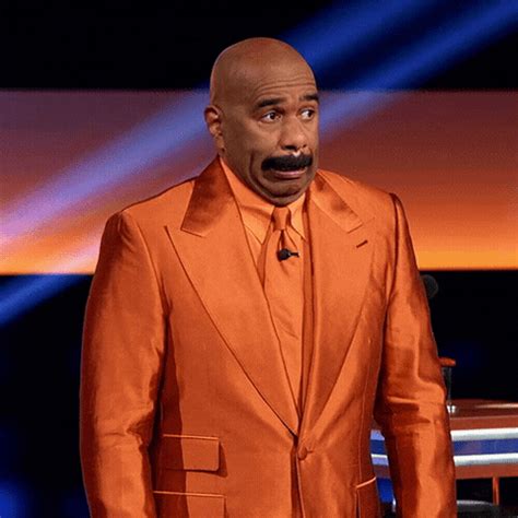 Nervous Steve Harvey By Abc Network Find Share On Giphy