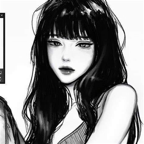 gothic anime girl dark anime girl anime art girl digital art anime