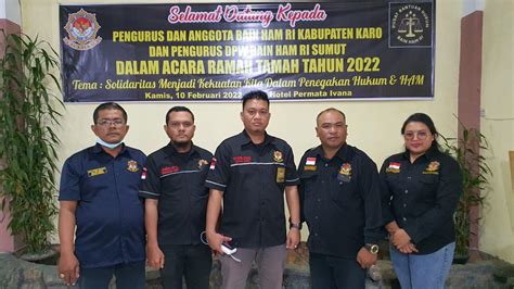 Kunjungan Pengurus Dpw Bain Ham Ri Sumatera Utara Diwarnai Dengan