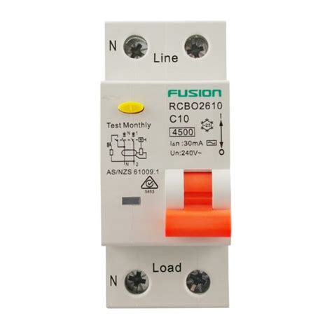 A Circuit Breaker Pole Ka C Curve Connected Switchgear