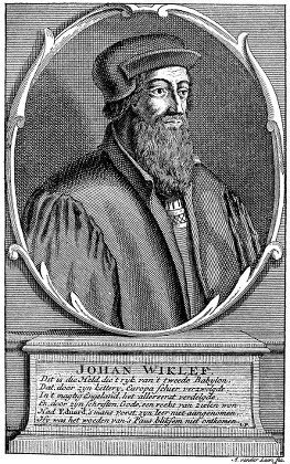 Portrait John Wyclif Wycliff Wiclef Wicliffe Editorial Stock Photo