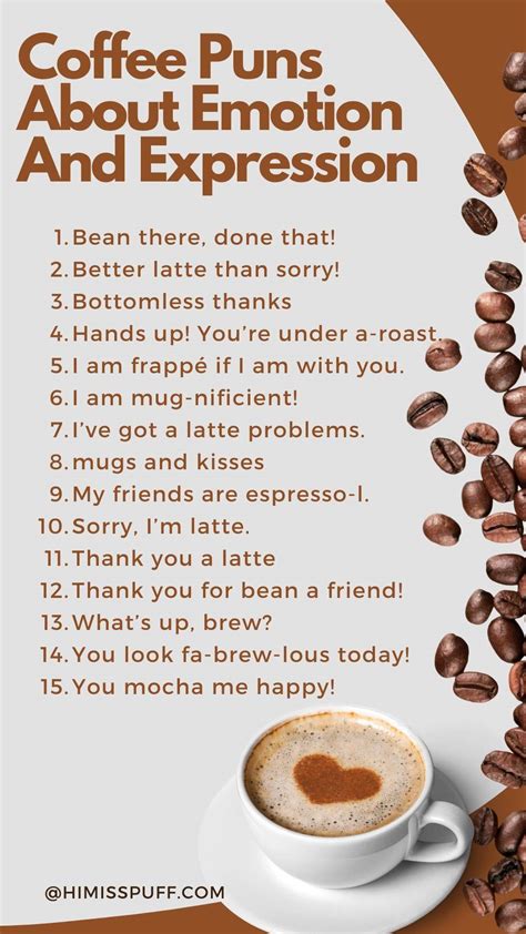 ☕ 200 Funny Coffee Puns And Jokes Thatll Make You Smile