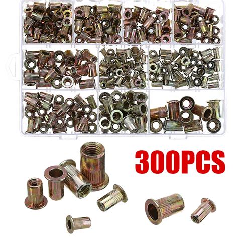 Pcs Zinc Steel Rivet Nut Kit Rivnut