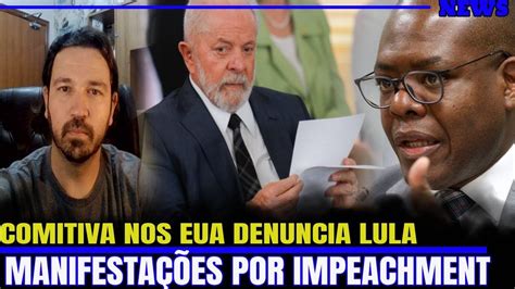 5 MANIFESTAÇÕES PELO IMPEACHMENT DE LULA COMITIVA DENUNCIA LULA NOS