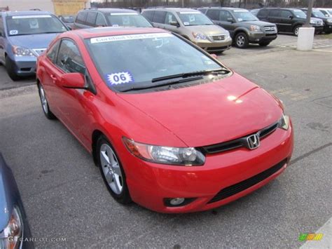 2006 Rallye Red Honda Civic Ex Coupe 57969239 Car