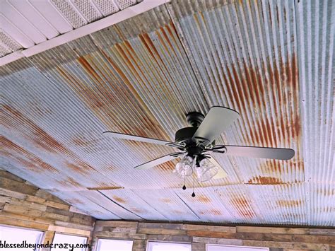 We Finished Our Sun Room: Tin Ceiling