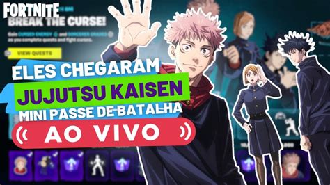 Fortnite Jujutsu Kaisen Chegou Conferindo Mini Passe Poderes