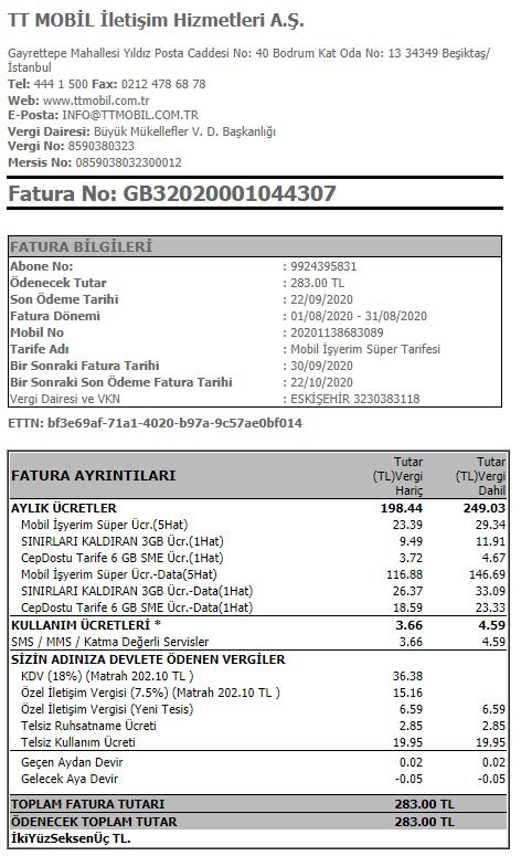 Elektrik Su Telefon Vb E Faturalar Nas L Lerim