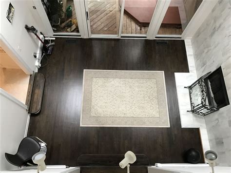 Wood Floor Stain Is Jacobean Mix With Espresso Brand Duraseal Coats