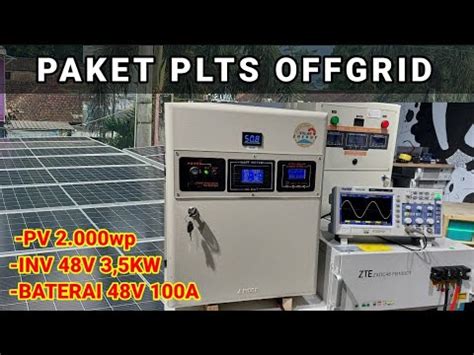 Paket Plts Offgrid Kw Cek Bantul Jogja Youtube