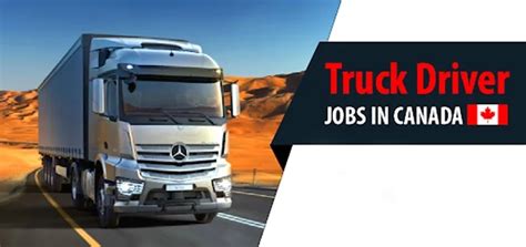 Truck Driver Jobs And Salary In Canada