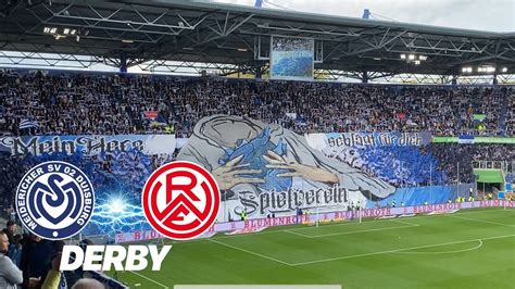 Stimmungsvideo Msv Duisburg Vs Rot Weiss Essen Choreo Und Wahnsinns