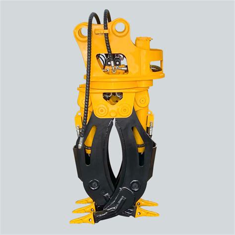 Degree Hydraulic Rotating Wood Grab Log Grapple For Excavator