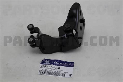 839304H000 Hyundai KIA ROLLER ARM ASSY RR DR CTR LH Price 49 71